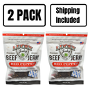 Red Pepper Beef Jerky | Pack of 2 | 3 oz | Shipping Included | Nebraska Star Beef