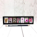 Warrior Word Block | Multiple Sizes | Letters of Love Designs