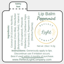 Organic Lip Balm | .15 oz | Multiple Scents | Reflect Light Company