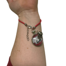 Nebraska Charm Leather Bracelet With Lobster Hook Clasp | Create