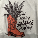 "There's a Snake in My Boot" Graphic T-Shirt | Multiple Sizes | The Hex + The Hive