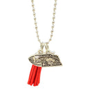 Nebraska State Football-Themed Charm Necklace | Charms May Vary | 24" Chain & 1" Charm | Create