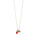 Nebraska State Football-Themed Charm Necklace | Charms May Vary | 24" Chain & 1" Charm | Create