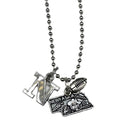 Nebraska State Football-Themed Charm Necklace | Charms May Vary | 24" Chain & 1" Charm | Create