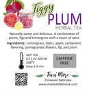 Figgy Plum Tea | Herbal Tea | 12 Tea Bags | Caffeine Free | Tea n More