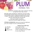 Figgy Plum Tea | Herbal Tea | 12 Tea Bags | Caffeine Free | Tea n More