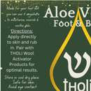 All Natural Aloe Vera Cream | 3.4 oz | Vegan & Made in the USA | tHoli