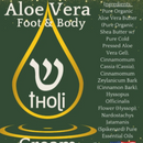 All Natural Aloe Vera Cream | 3.4 oz | Vegan & Made in the USA | tHoli