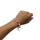Chiefs Bracelet | Elastic | Colors & Beads Vary | Cute & Stylish | One Size Fits Most | Made in Burwell, NE | Sara G Jewelry
