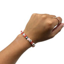 Chiefs Era Bracelet | One Size Fits Most | Colors & Beads Vary | Elastic Fit | Made in Burwell, NE | Sara G Jewelry