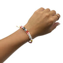 Homes 15 Bracelet | One Size Fits Most | For Chiefs Fans | Red, Yellow, & White | Made in Burwell, NE | Sara G Jewelry