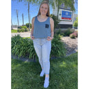 SALE | WTF (Where's The Field) Tank Top | Blue | Multiple Sizes | Screen Machine