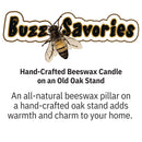 Unscented Bees Wax Candle | 20 oz | Buzz Savories, LLC