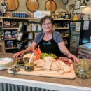 Bees Wax Candle With Wooden Base | 12 oz | Buzz Savories, LLC