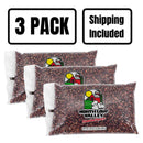Red Un-Popped Popcorn Kernels | 2 lb | Pack of 3 | Non-GMO | Shipping Included | Popcorn County USA | North Loup Valley