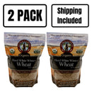 Organic Hard White Winter Wheat | 2 lb | Pack of 2 | Non-GMO | Shipping Included | Grain Place Foods