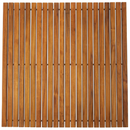 Sapporo Teak Shower and Bath String Mat with Rubber Footing 30″ x 30″