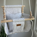 Indoor High Back Baby & Toddler Swing-Neutral Confetti