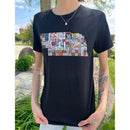 Nebraska License Plates T-Shirt | Black | Multiple Sizes