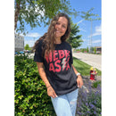 NE Lightning Bolt T-Shirt | Black Heather | Pretty & Fabulous