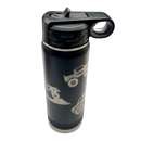 Stainless Steel Monster Truck Water Bottle | 20 oz | Multiple Colors | RCK Creations & More