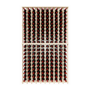 Wine Racking 10 Column Display Customizable Standard Bottle Storage