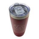 Stainless Steel Nebraska Volleyball State Tumbler | 20 oz | Multiple Colors | RCK Creations & More