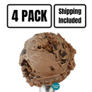 Chocolate Chunk Ice Cream | Pack of 4 | One Pint | Gluten Free | Shipping Included | eCreamery
