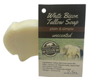Bison Tallow Bar Soap | Unscented | 2.5 oz | Straight Arrow Bison