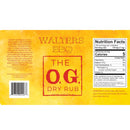 Walters BBQ The O.G. Dry Rub | Pack of 3 | 8 oz | Walters BBQ Rub