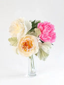 Peony for Your Thoughts | Handcrafted Paper Peony Bouquet