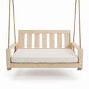 Amish Casual 4 Foot Uptown Porch Swing Bed in Clearcoat Unfinished
