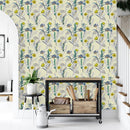 Light Wallpaper with Flowers