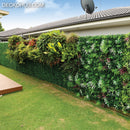 Artificial Plants Green Wall Panel - <b>EVERGREEN</b> - 1.6' x 1.6' - | DECKO VERDURE (2,56 sq. feet panel)