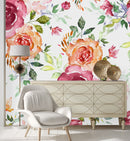 Stylish Modern Roses Wallpaper