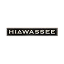 Hiawassee Black Sign | Wall Art Print on Real Wood