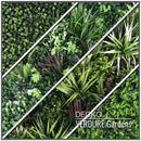 Artificial Plants Green Wall Panel | DECKO VERDURE - 1 Panel (Choose Style) - Price/Panel
