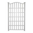 Large 8-Ft x 4.5-Ft Outdoor White Vinyl Garden Trellis Privacy Screen