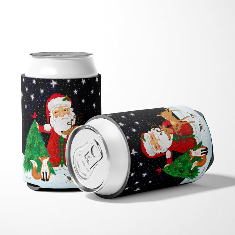 Santa Claus Christmas Can or Bottle Hugger VHA3033CC