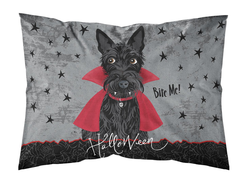 Halloween Vampire Scottie Fabric Standard Pillowcase VHA3037PILLOWCASE