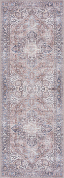 Viho Vintage Flat Pile Washable Rug - Clearance