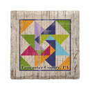 Lancaster County, PA Barn Quilt Drink Coaster Set