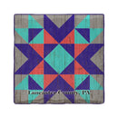 Lancaster County, PA Barn Quilt Drink Coaster Set