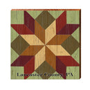 Lancaster County, PA Barn Quilt | Wall Art Print on Real Wood