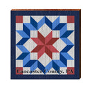 Lancaster County, PA Barn Quilt | Wall Art Print on Real Wood