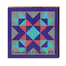 Lancaster County, PA Barn Quilt | Wall Art Print on Real Wood