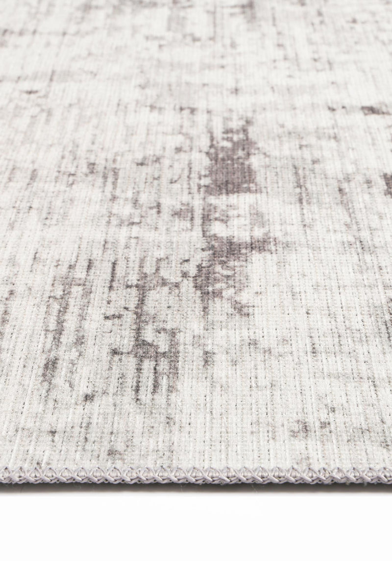 Abstract Evalina in Grey : Runner Rug