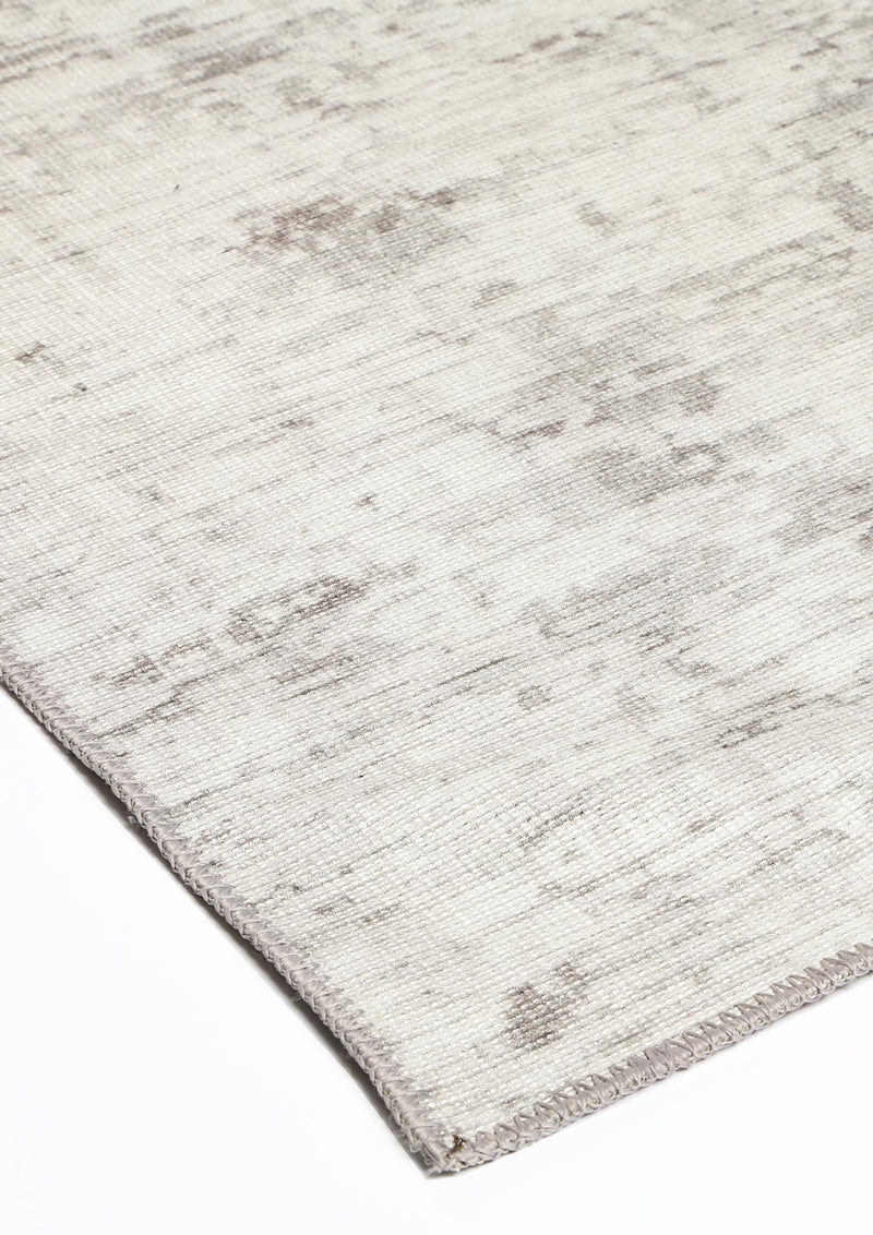 Abstract Evalina in Grey : Runner Rug