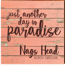 Paradise Nags Head, North Carolina | Wall Art Print on Real Wood
