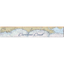 Carolina Coast NOAA Chart Map | Wall Art Print on Real Wood